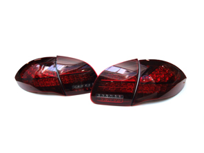 Black tinted tail light / lamps kit. Porsche Cayenne 958 - 95804490026